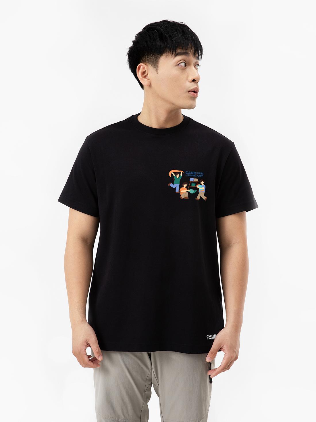 Áo in Cotton Compact CARE SHARE In Lụa VỤN ART I - [Chung tay xây nhà mới]  - undefined