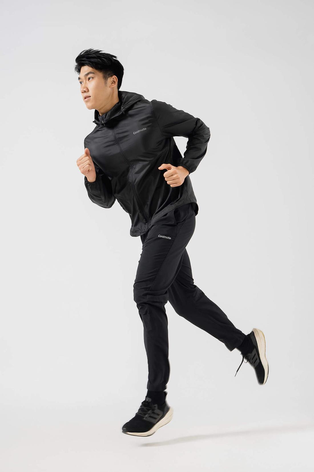 Áo khoác chạy bộ có mũ fast and Free siêu nhẹ - undefined