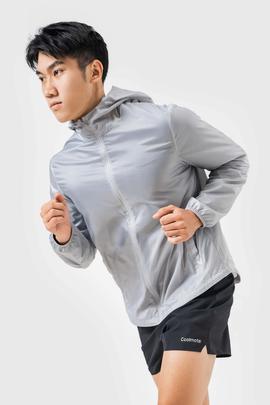 Áo khoác chạy bộ có mũ fast and Free siêu nhẹ - undefined