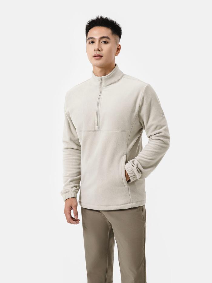 Áo khoác nỉ giả lông Half Fleece - undefined