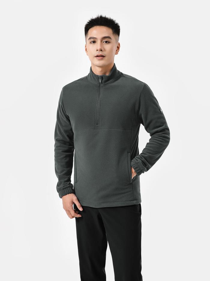 Áo khoác nỉ giả lông Half Fleece - undefined