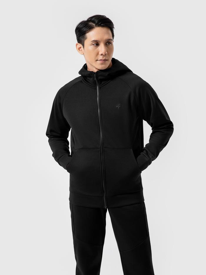 Áo khoác thể thao Fleece Track Jacket Premium có mũ - undefined