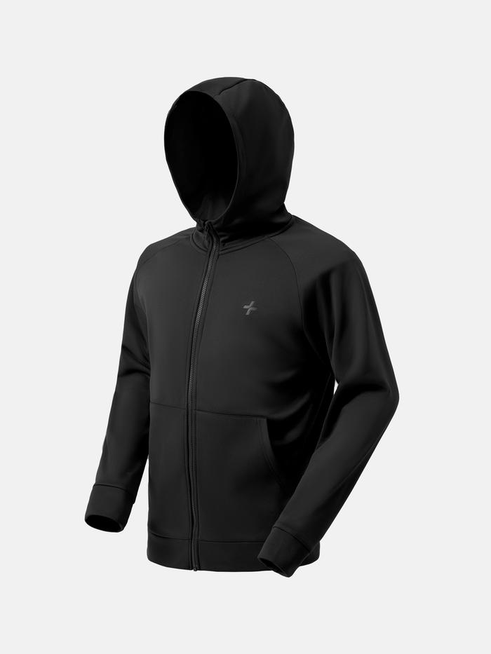 Áo khoác thể thao Fleece Track Jacket Premium có mũ - undefined