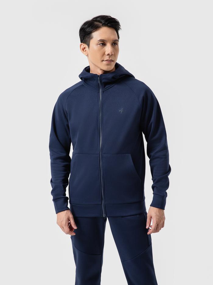 Áo khoác thể thao Fleece Track Jacket Premium có mũ - undefined