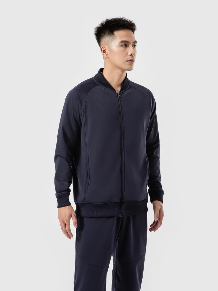 Áo khoác thể thao Track Jacket cổ Rib - undefined