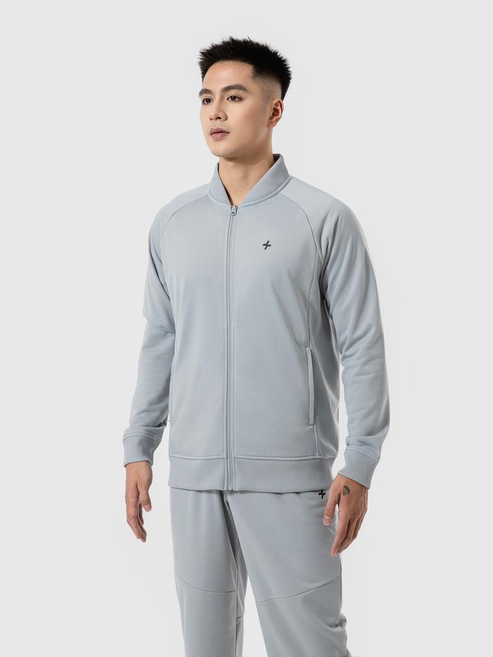 Áo khoác thể thao Track Jacket cổ Rib - undefined