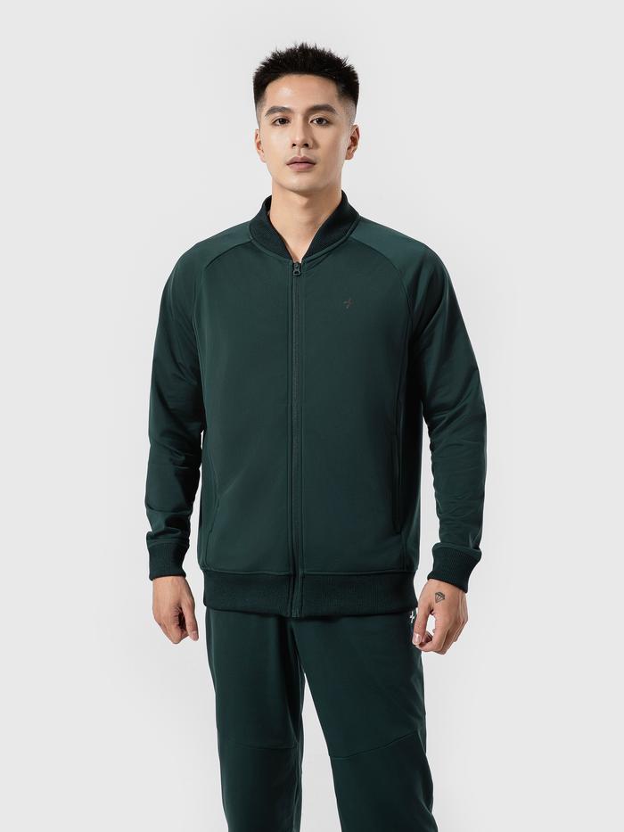 Áo khoác thể thao Track Jacket cổ Rib - undefined