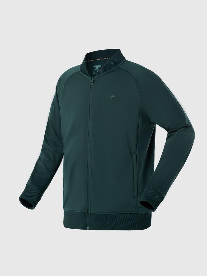 Áo khoác thể thao Track Jacket cổ Rib - undefined