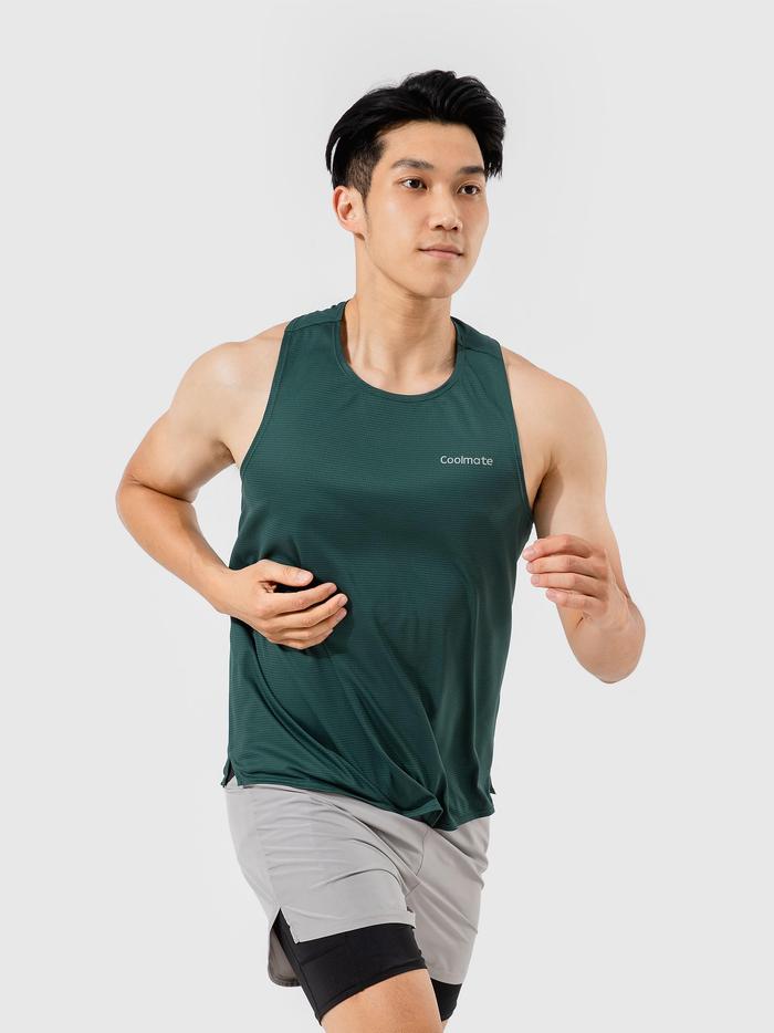Áo Singlet Chạy bộ nam Essentials Fast & Free Run II - undefined
