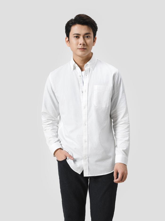 Áo Sơ Mi Dài Tay Essentials Cotton  - undefined