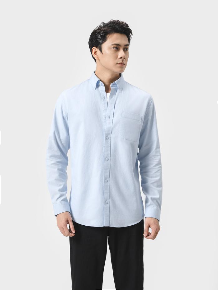 Áo Sơ Mi Dài Tay Essentials Cotton - undefined