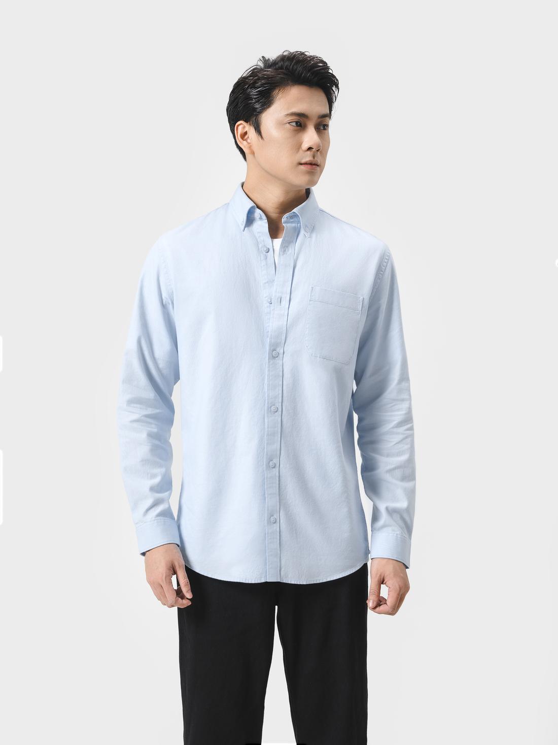 Áo Sơ Mi Dài Tay Essentials Cotton  - undefined