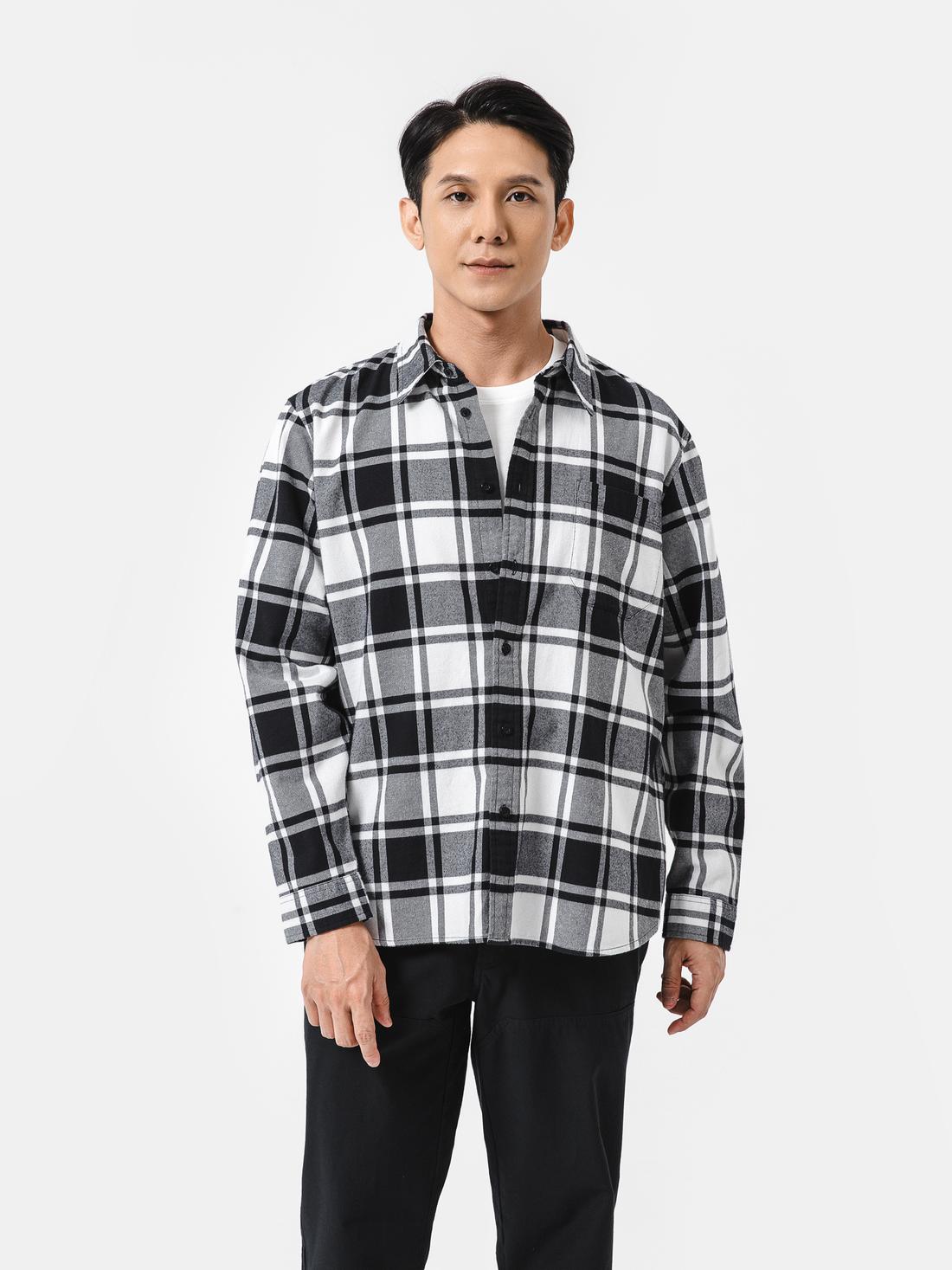 Áo sơ mi Flannel 100% Cotton - undefined
