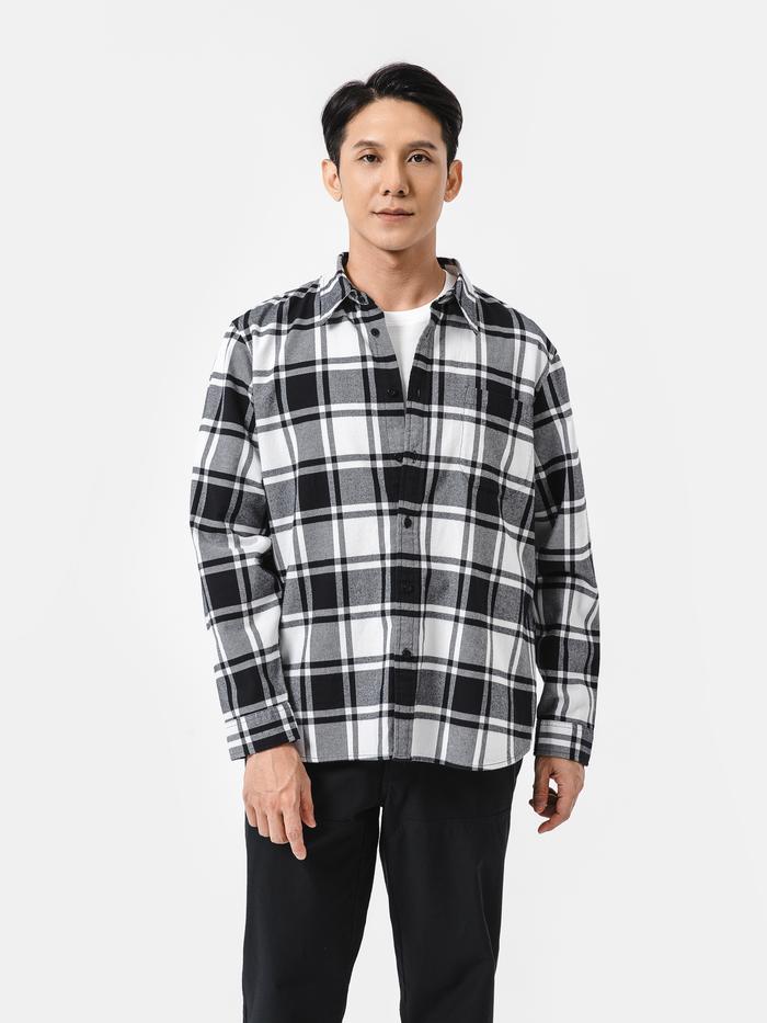 Áo sơ mi Flannel 100% Cotton - undefined