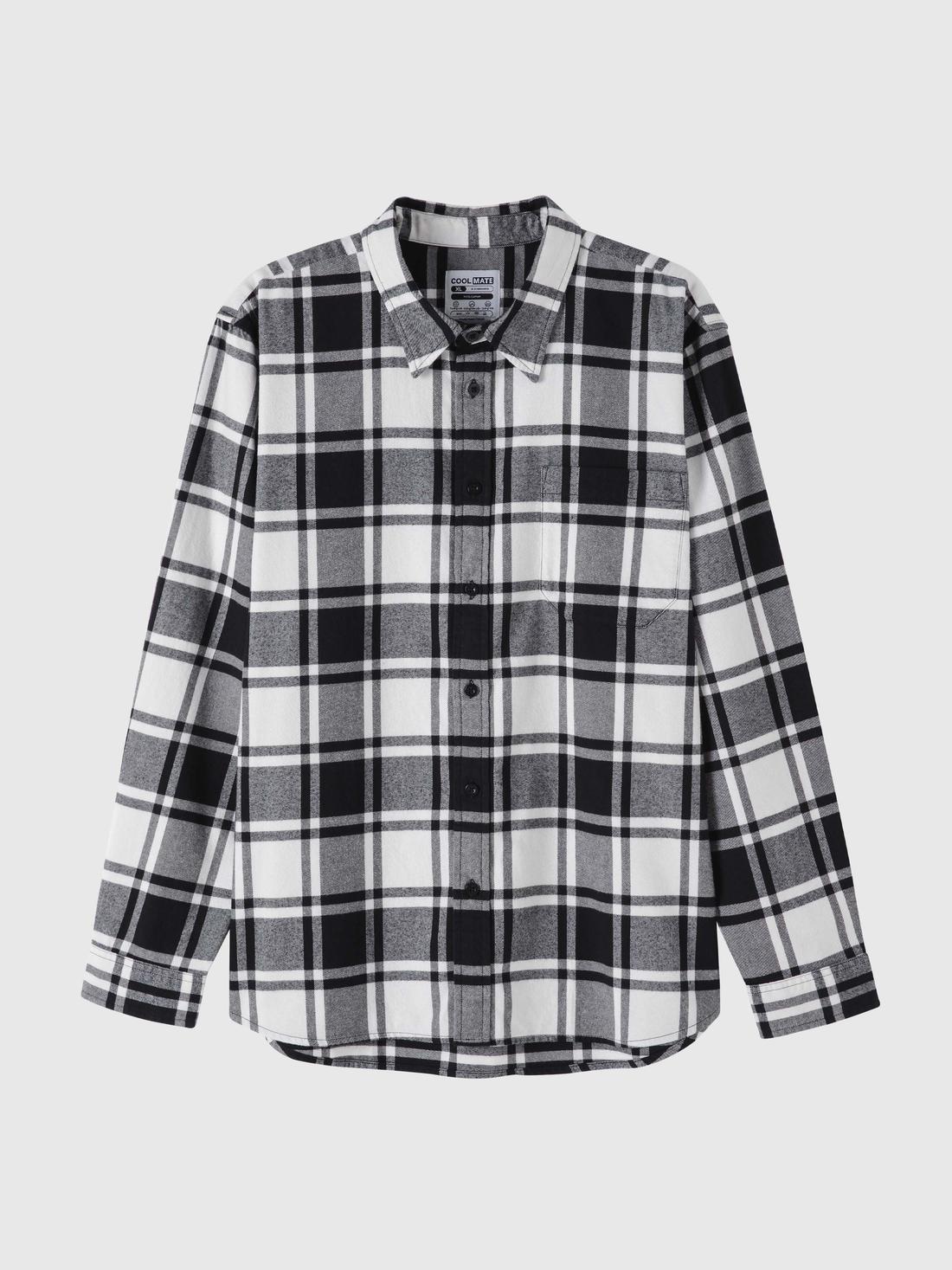 Áo sơ mi Flannel 100% Cotton - undefined