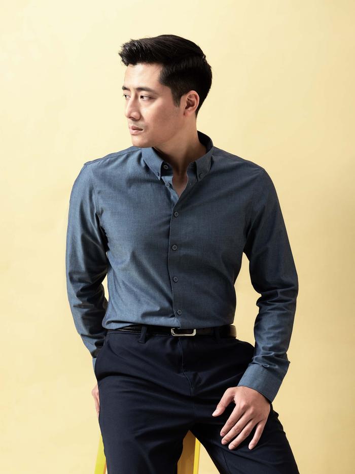 Áo Sơ Mi Dài Tay Premium Poplin - undefined