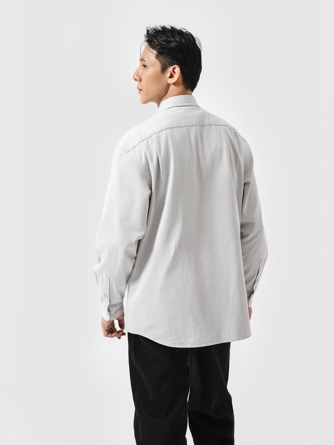 Áo sơ mi Overshirt 100% Cotton - undefined