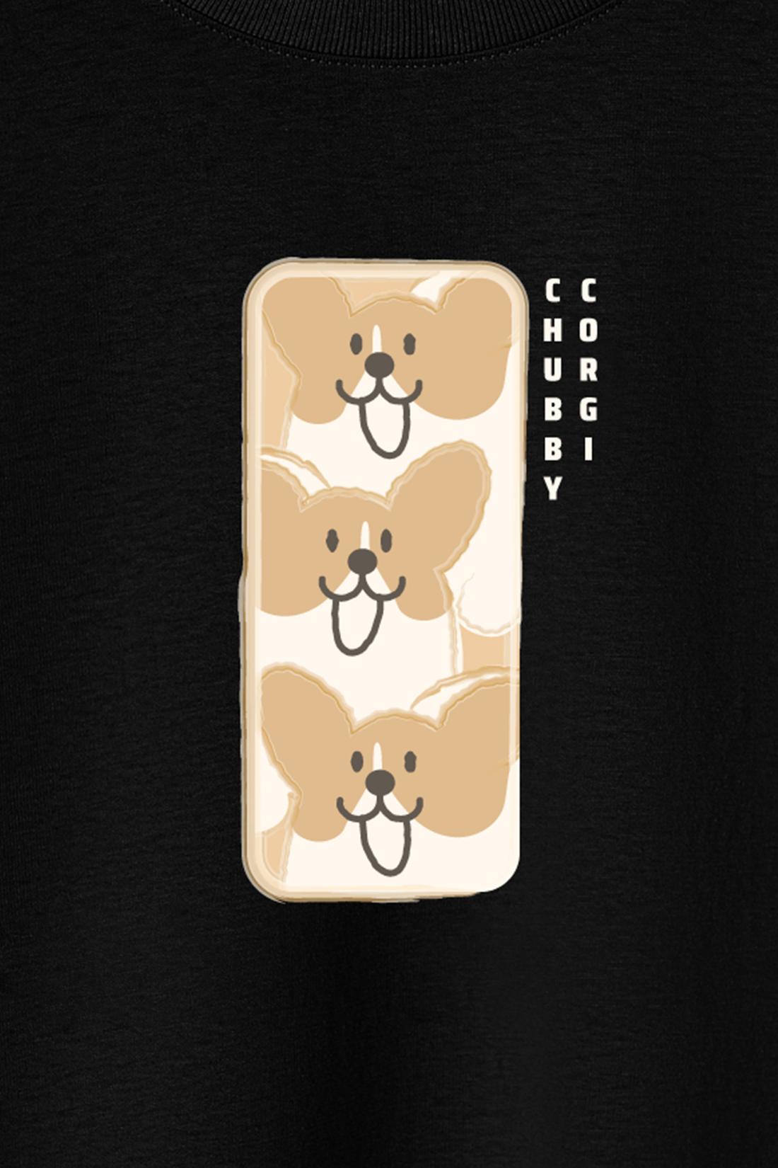 Áo Thun Nam C&S Chubby Corgi - undefined