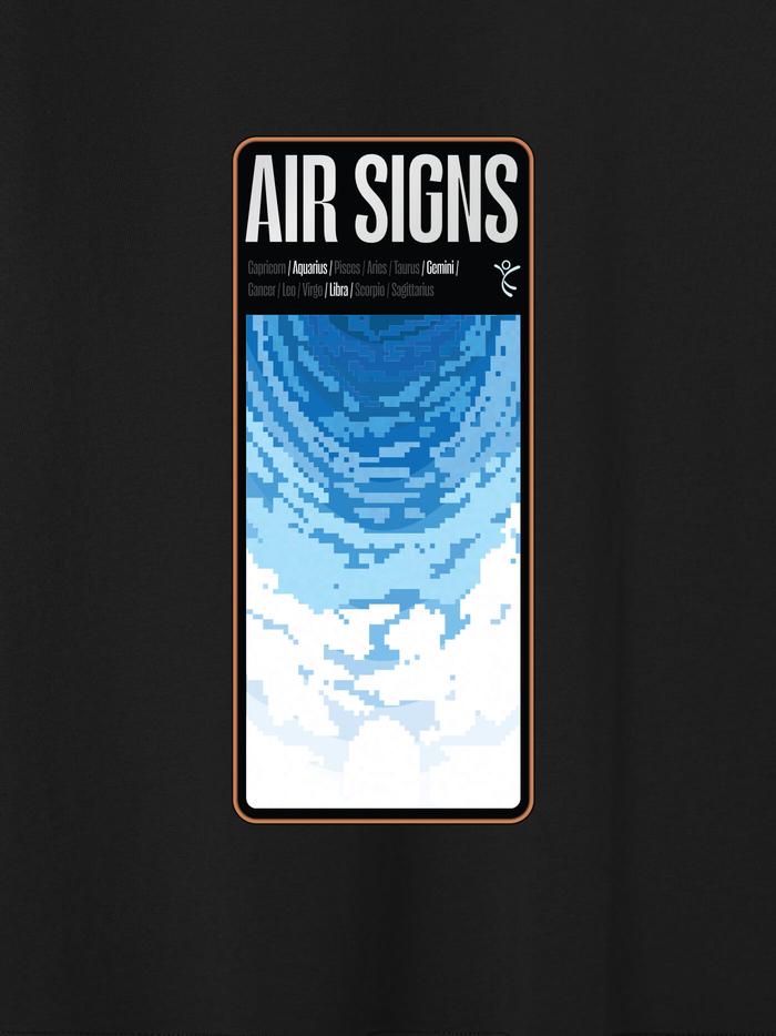 Áo thun Cotton Care & Share in Air Signs  - undefined