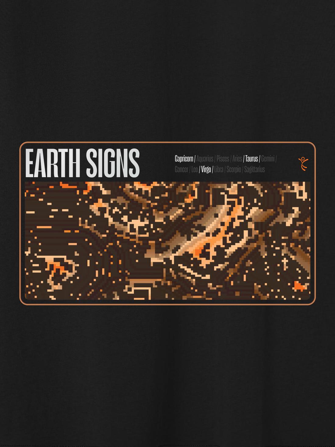 Áo thun Cotton Care & Share in Earth Signs  - undefined