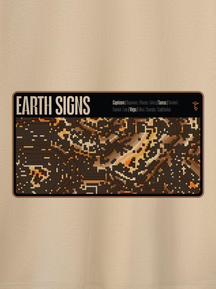 Áo thun Cotton Care & Share in Earth Signs  - undefined