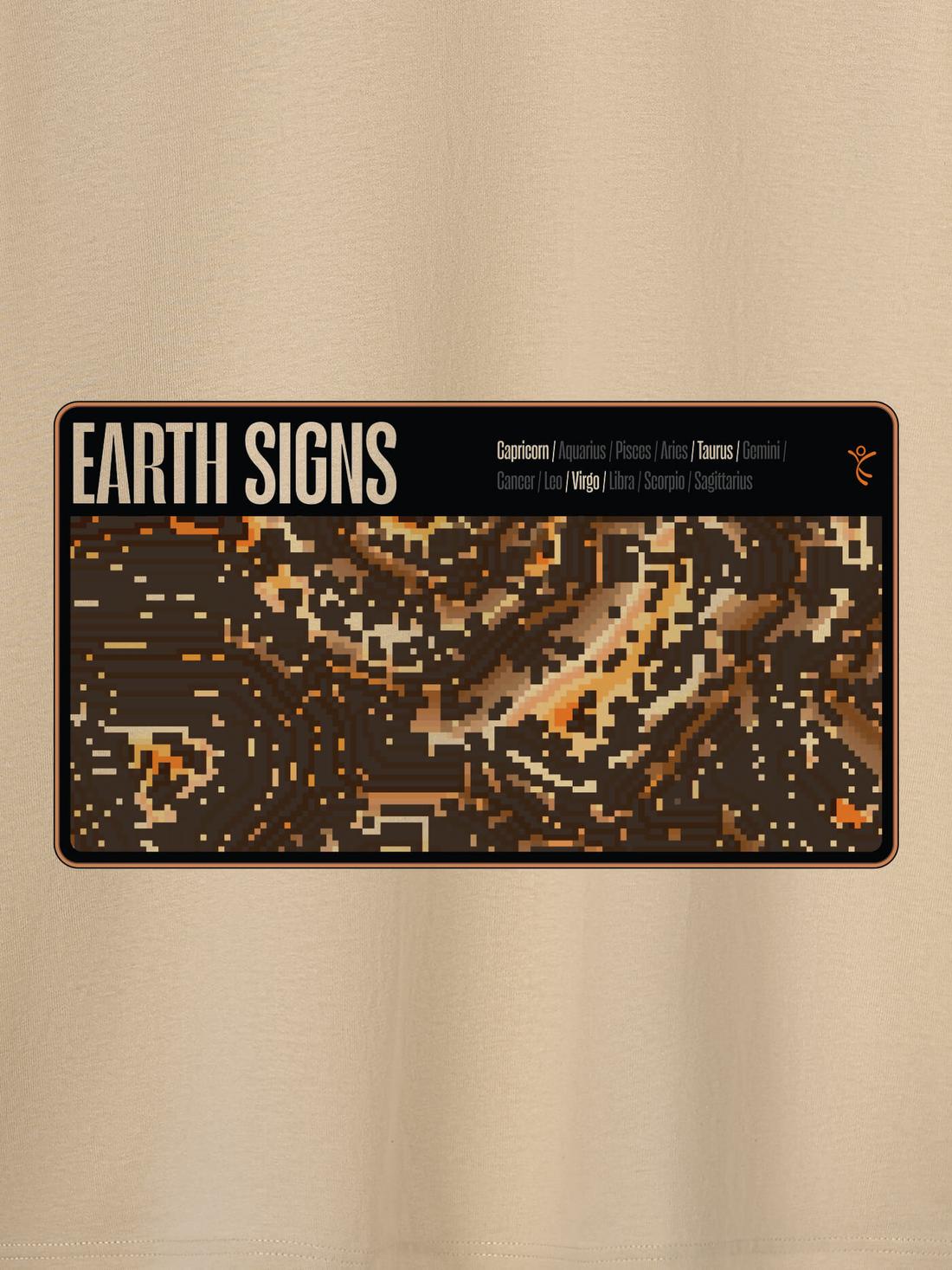Áo thun Cotton Care & Share in Earth Signs  - undefined