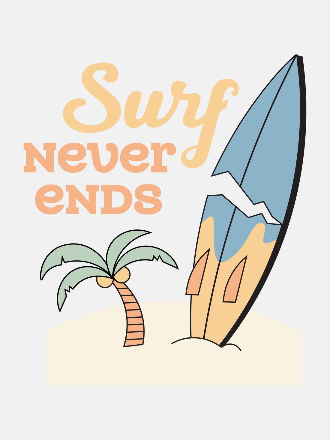 Áo thun Care & Share in Surf Never Ends  - undefined