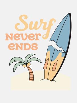 Áo thun Care & Share in Surf Never Ends  - undefined