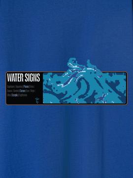 Áo thun Cotton Care & Share in Water Signs  - undefined