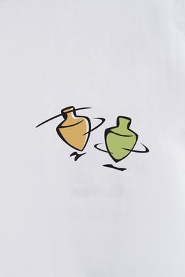 Áo thun Cotton Compact In Lụa VỤN ART Chơi Quay - undefined