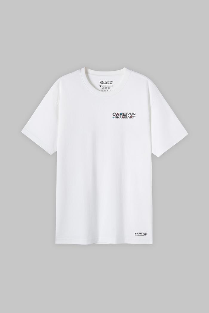 Áo thun Cotton Compact In Lụa VỤN ART Logo Trái V2 - undefined