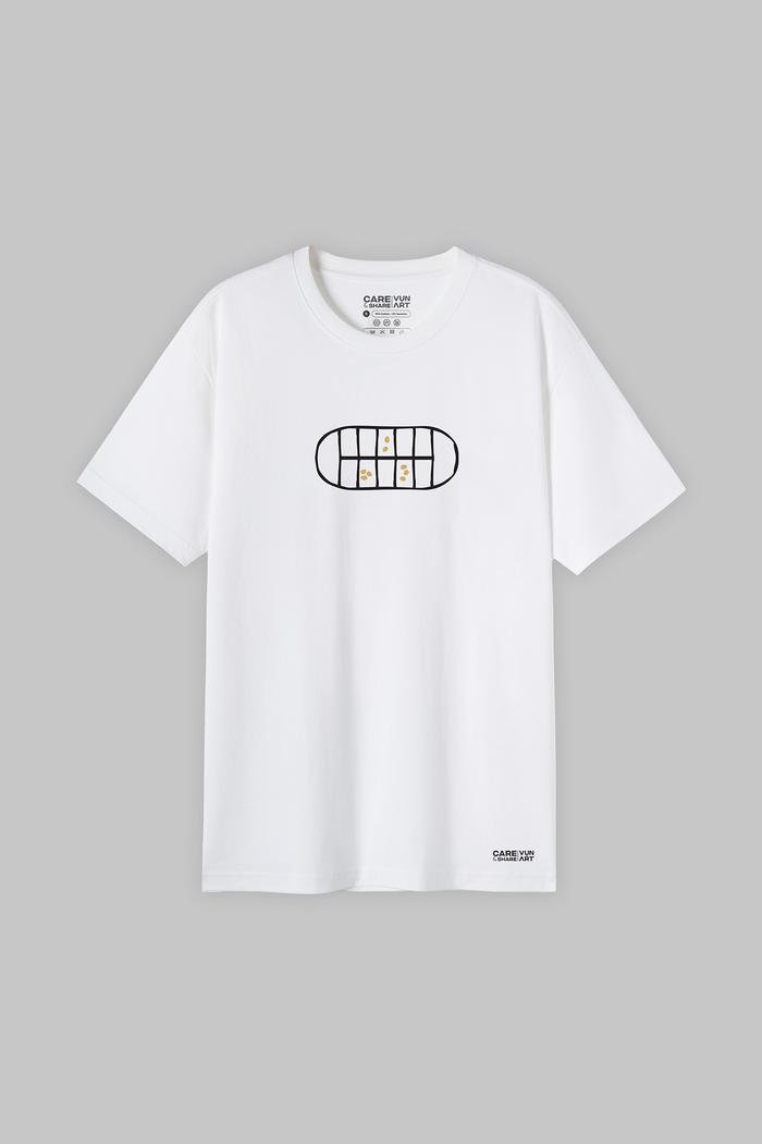 Áo thun Cotton Compact In Lụa VỤN ART Ô Ăn Quan - undefined
