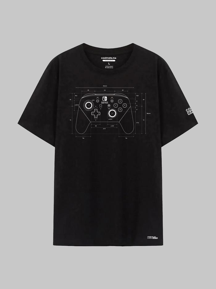 Áo thun Cotton Compact In Phê Game Switch - undefined