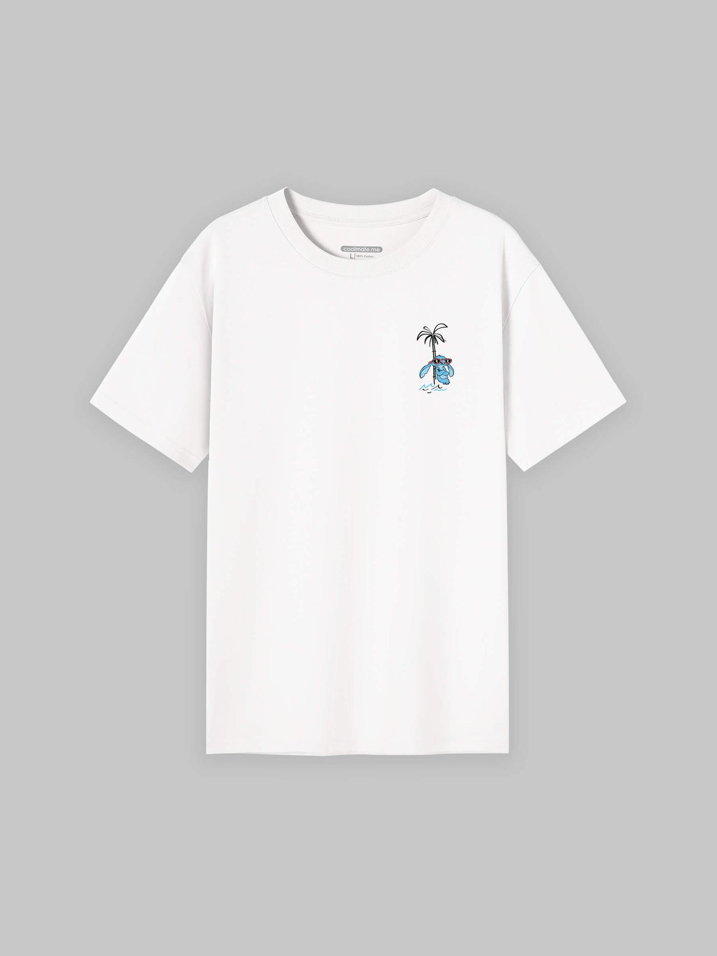 Áo thun Stitch Summer Coconut Tree - undefined