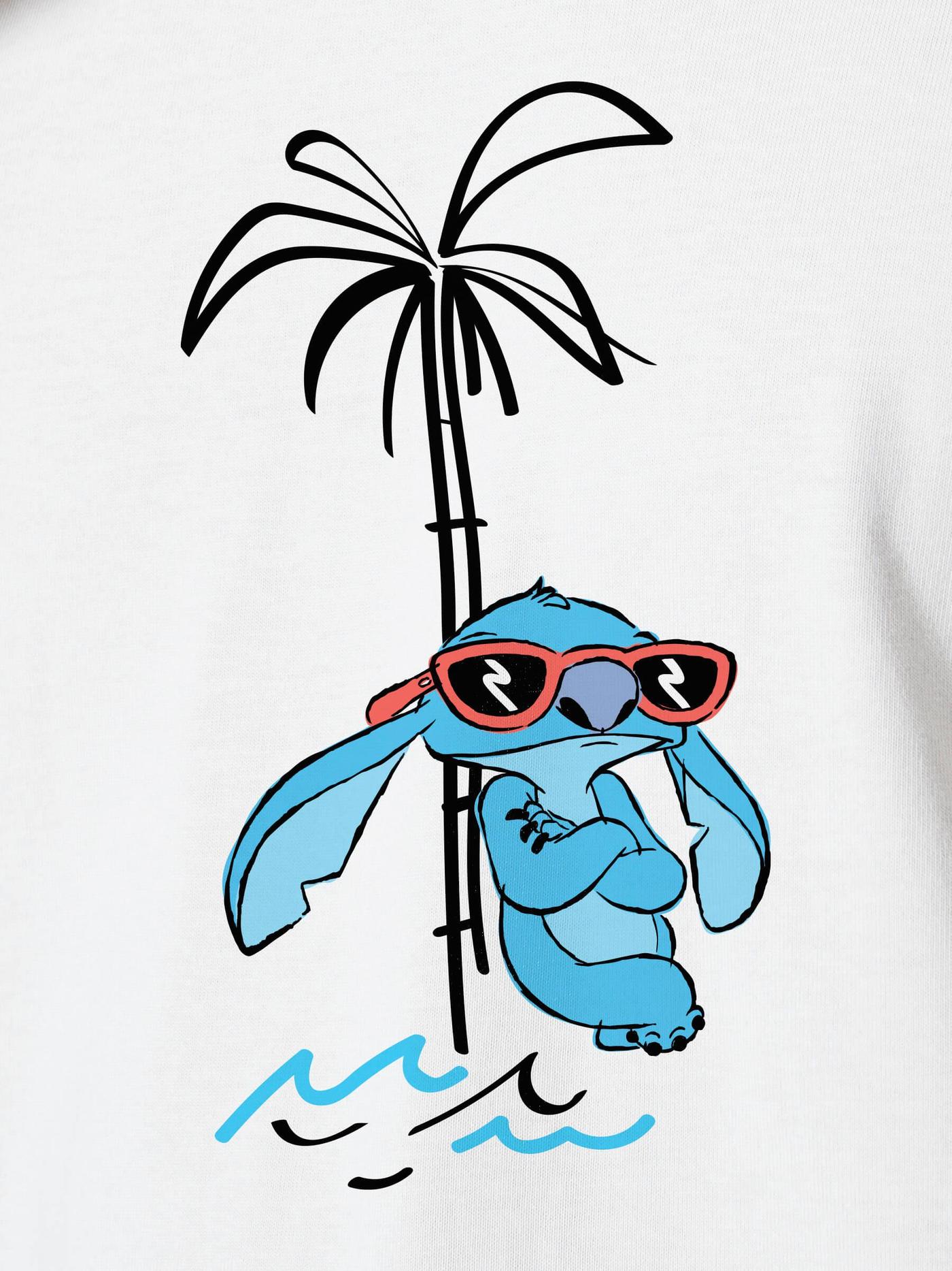 Áo thun Stitch Summer Coconut Tree - undefined