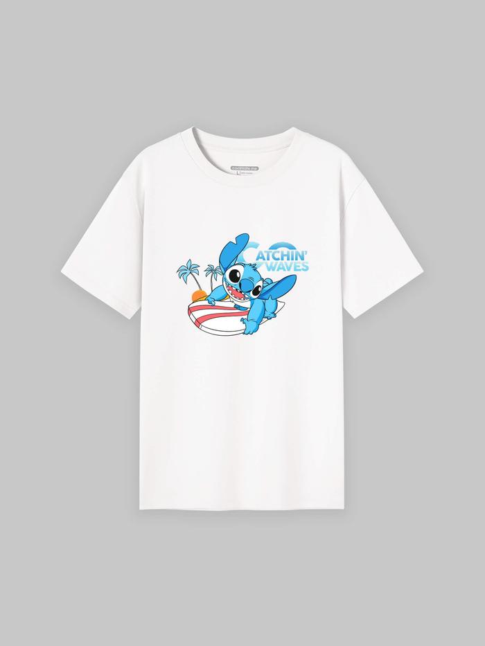 Áo thun Stitch Summer Surfing - undefined