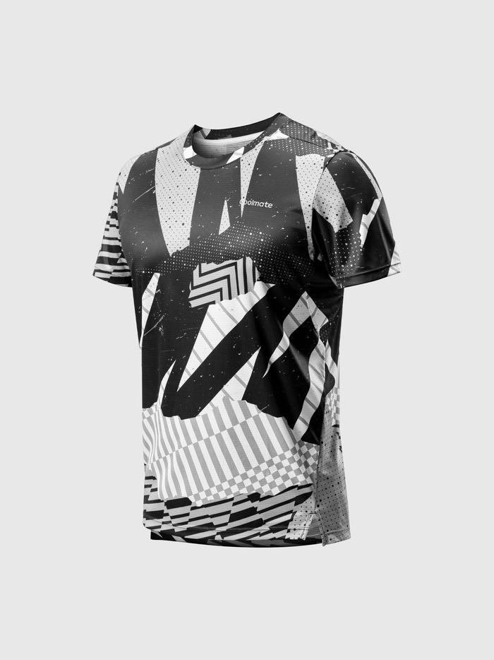 Áo thun chạy bộ Graphic Geometric - undefined