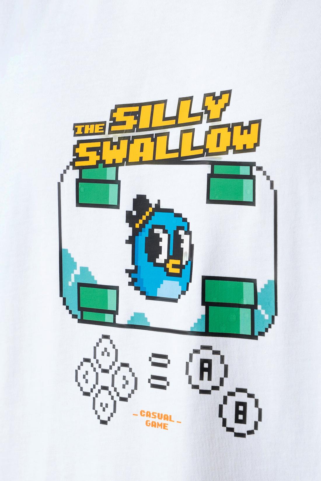 Áo Thun Nam Oversize Én The Silly Swallow - undefined