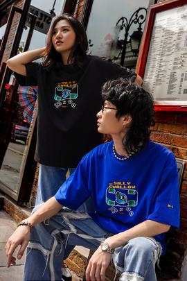 Áo Thun Nam Oversize Én The Silly Swallow - undefined