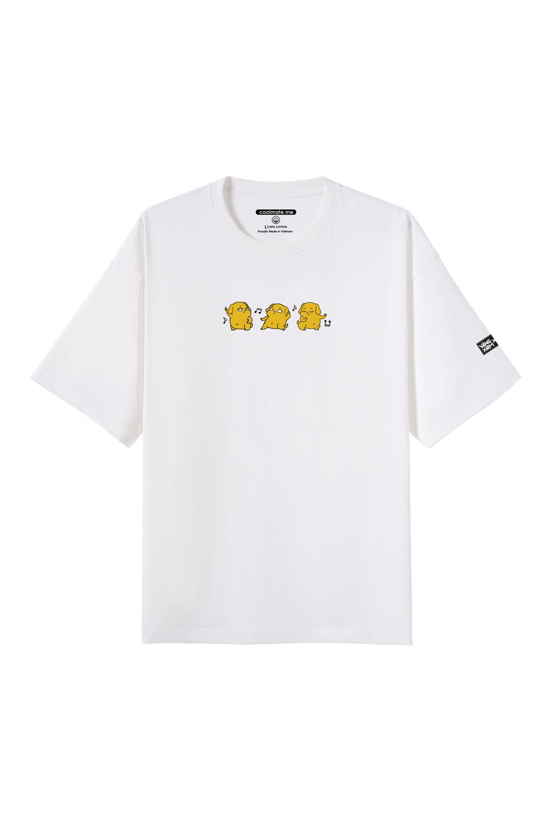 Áo Thun Nam Vàng Xám - Vàng Comic - undefined