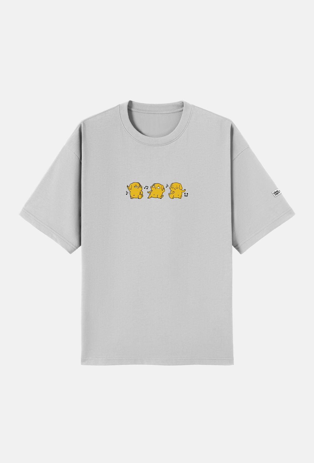 Áo Thun Nam Vàng Xám - Vàng Comic - undefined