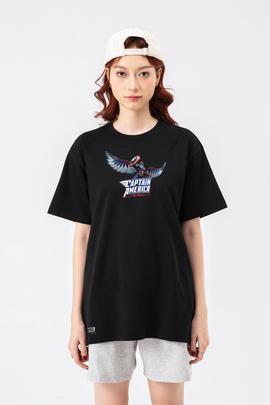 Áo thun Relaxed Fit 84RISING Marvel Captain America  - undefined