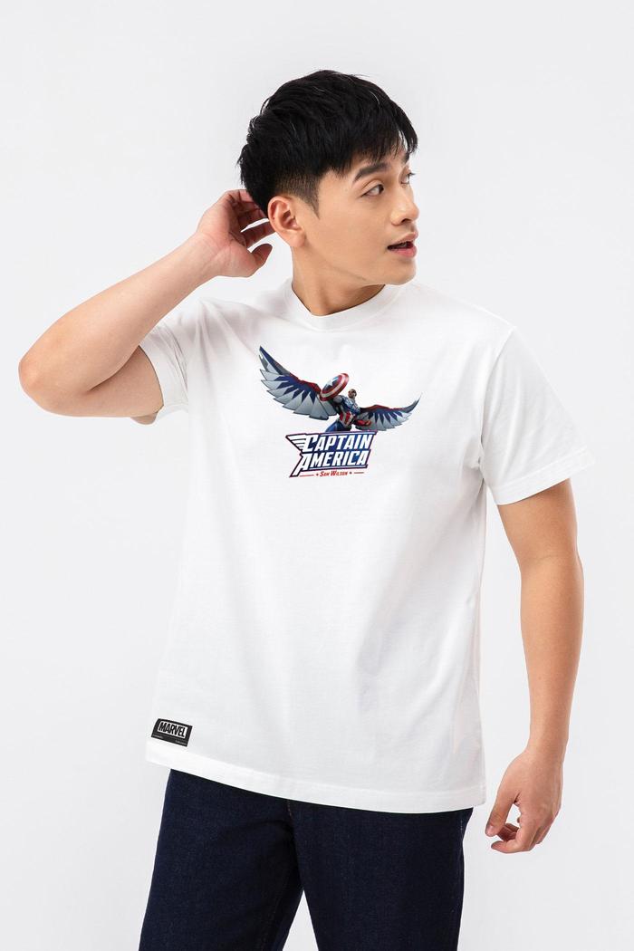 Áo thun Relaxed Fit 84RISING Marvel Captain America  - undefined