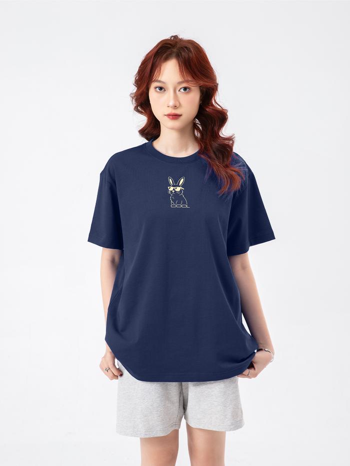 Áo thun Relaxed Fit 100% Cotton Coolrabbit - undefined