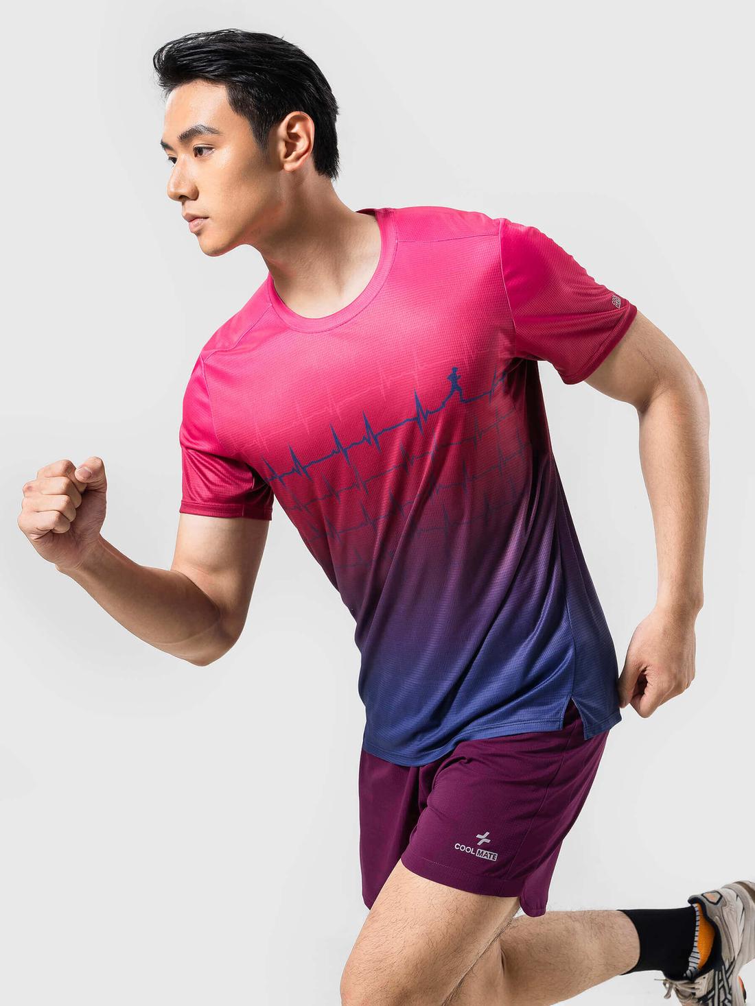 Combo 2 Áo Thun Nam Chạy Bộ Graphic Heartbeat - undefined