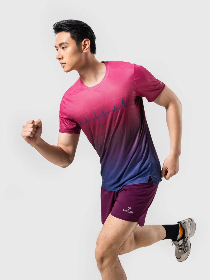 Combo 2 Áo Thun Nam Chạy Bộ Graphic Heartbeat - undefined