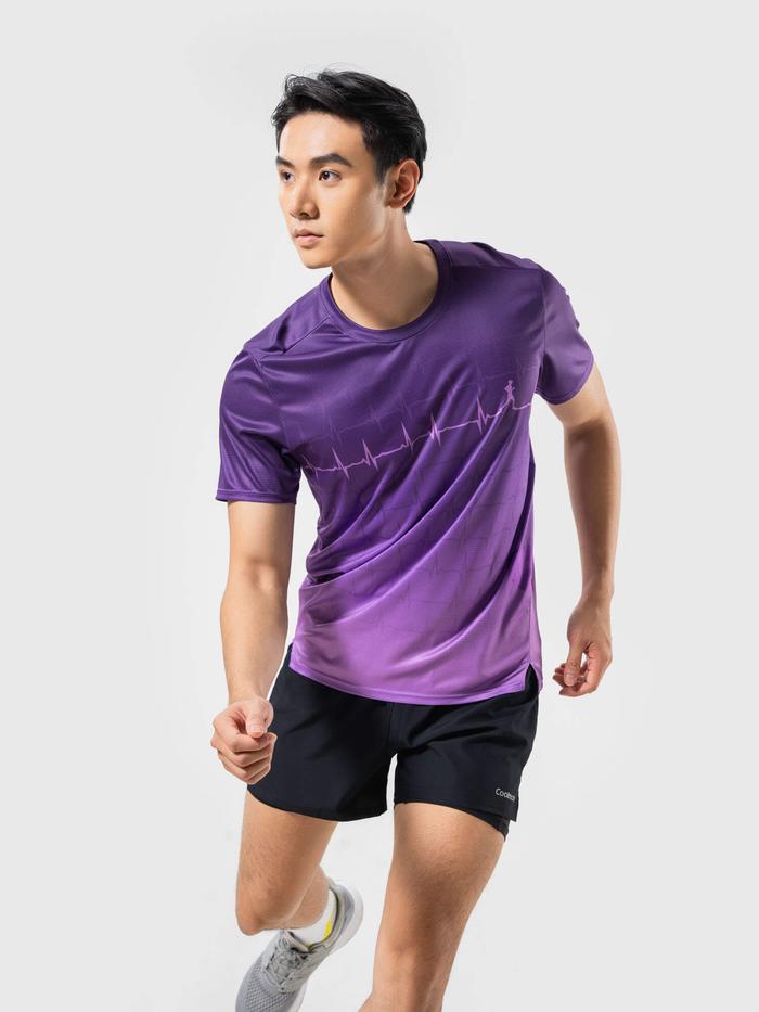 Combo 2 Áo Thun Nam Chạy Bộ Graphic Heartbeat - undefined
