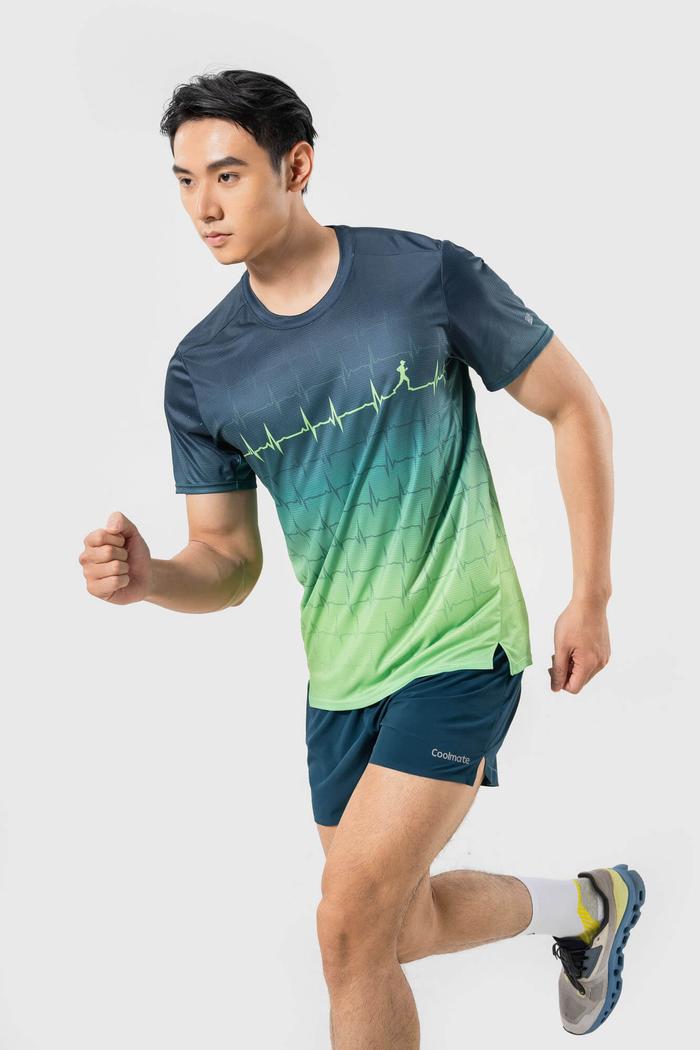Combo 2 Áo Thun Nam Chạy Bộ Graphic Heartbeat - undefined