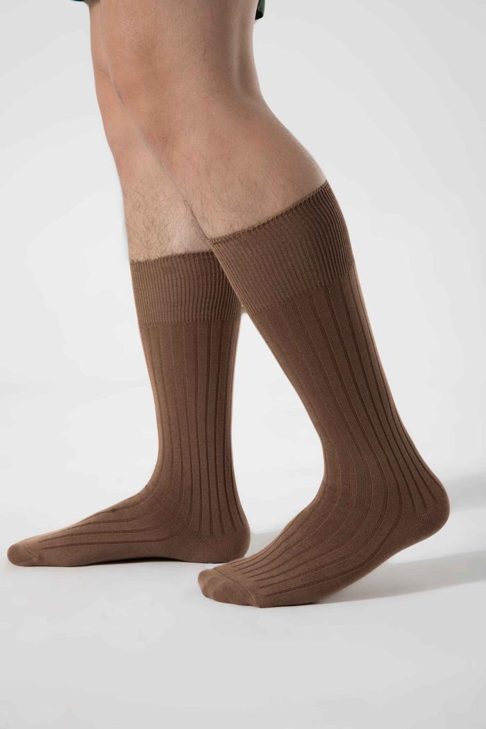 Combo 2 đôi Tất cổ dài Cotton Ribbed Coolmate - undefined