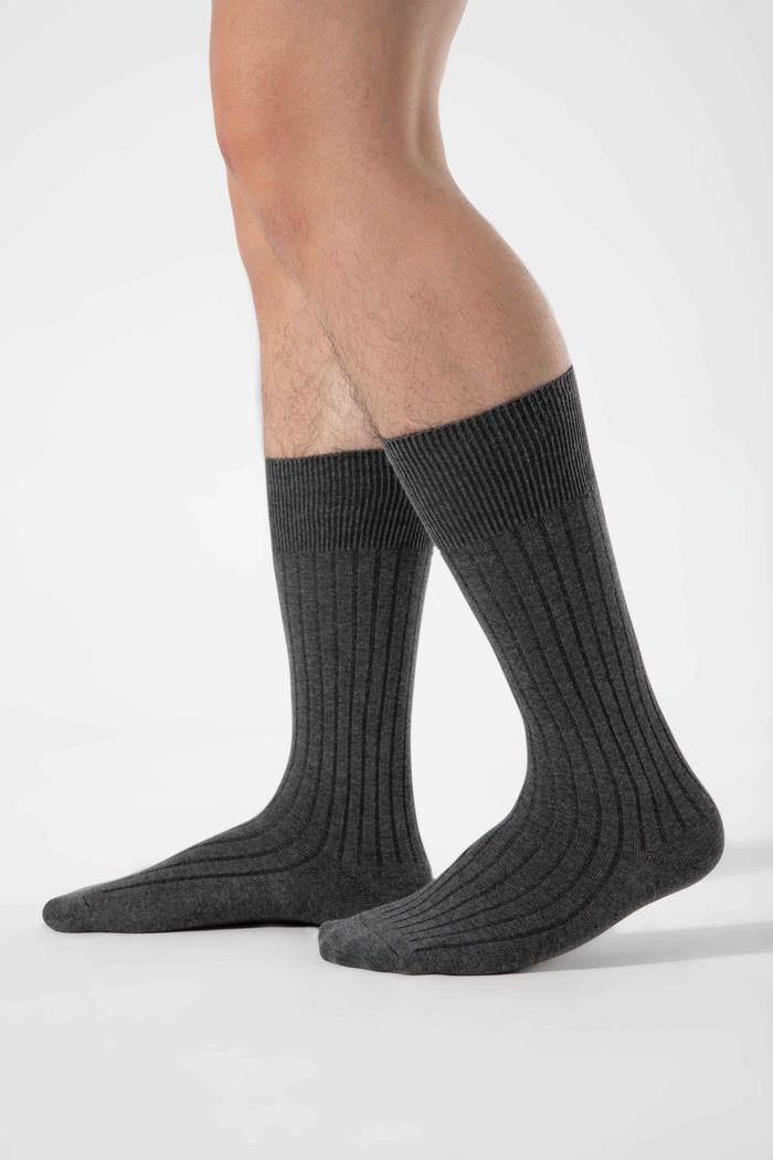 Combo 2 đôi Tất cổ dài Cotton Ribbed Coolmate - undefined